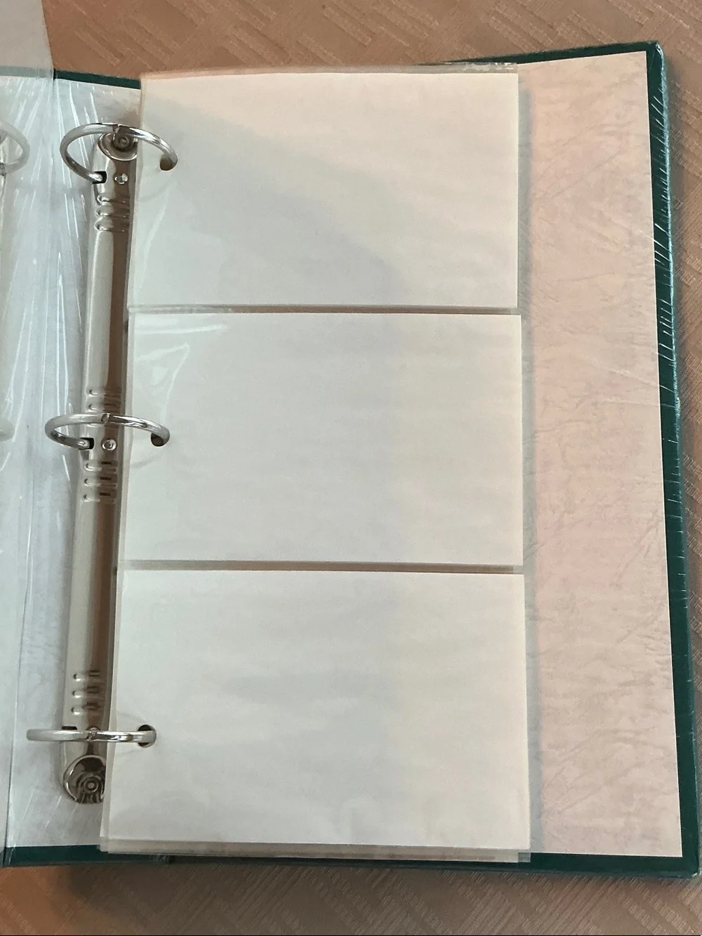 PIONEER Green Photo Album with Gold Border